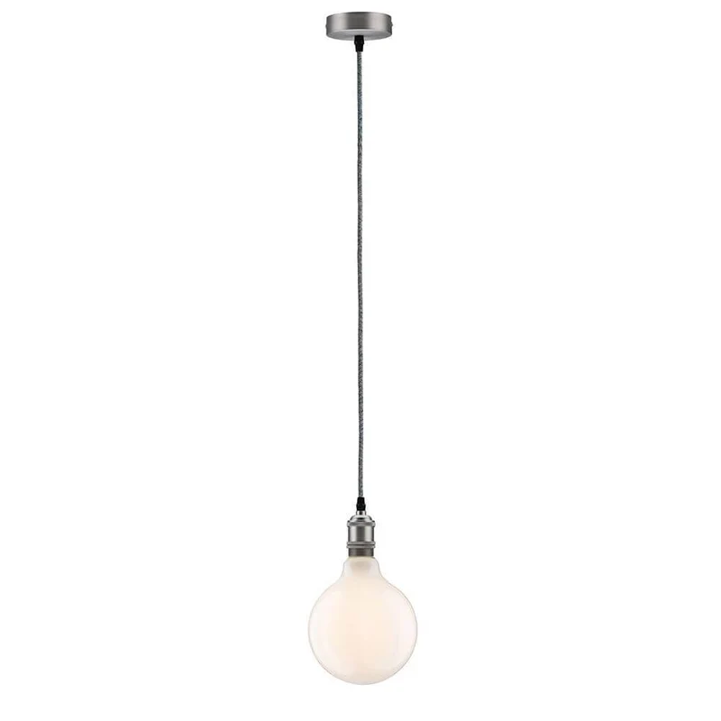 Neordic Pendelleuchte Eldar Grau, Nickel