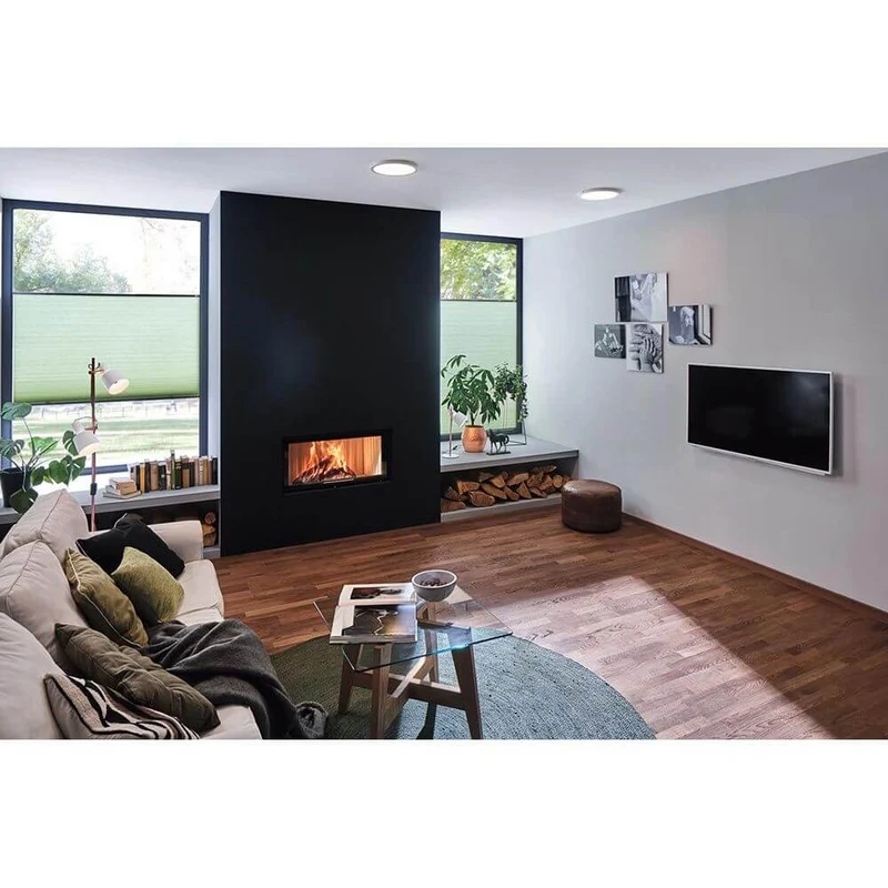 LED Panel Abia Rund Chrom-Matt Neutral-Weiß