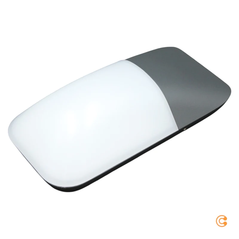 B-Ware Lucande Außenwandleuchte Wandlampe LED Bazilea Anthrazit Lampe Warmweiß IP65