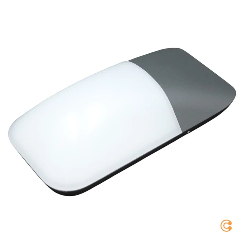 B-Ware Lucande Außenwandleuchte Wandlampe LED Bazilea Anthrazit Lampe Warmweiß IP65