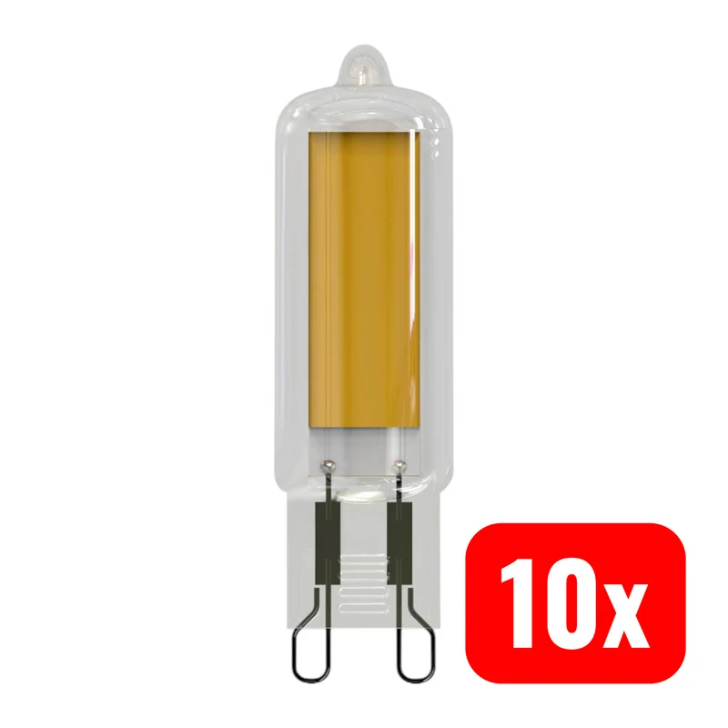 10x B-Ware Müller-Licht LED Lampe Leuchtmittel G9 Spezialform 4 W 38 W Warmweiß 10 STÜCK