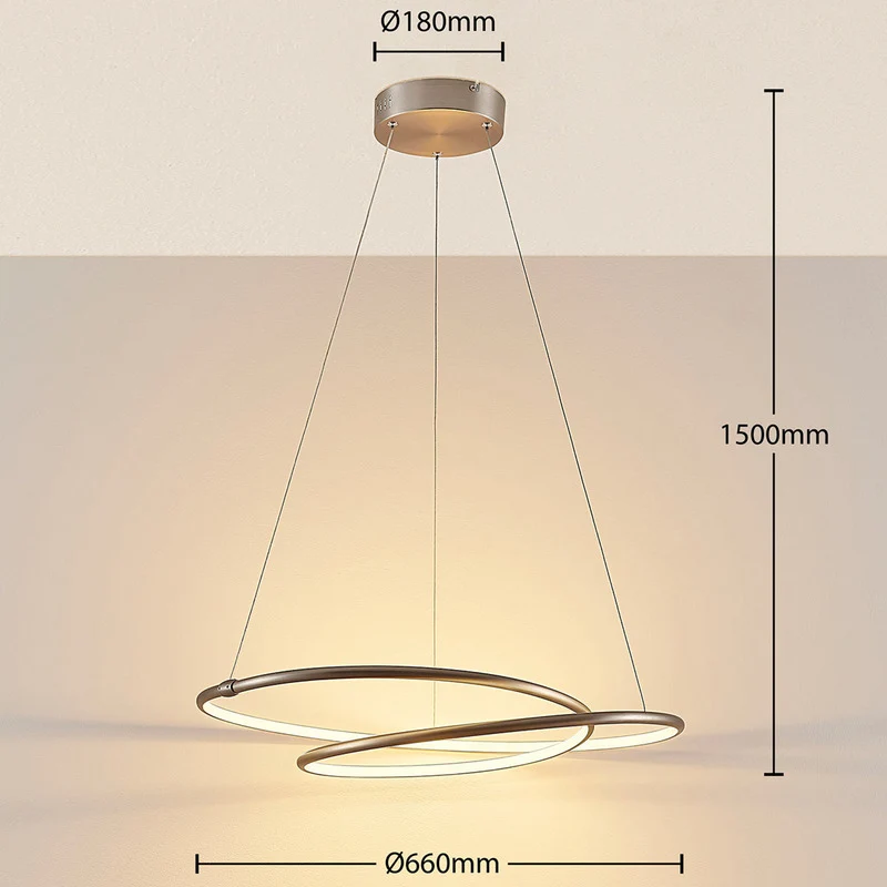 B-Ware Lampenwelt LED Hängeleuchte Mirasu Deckenlampe Pendelleuchte Deckenlampe LED