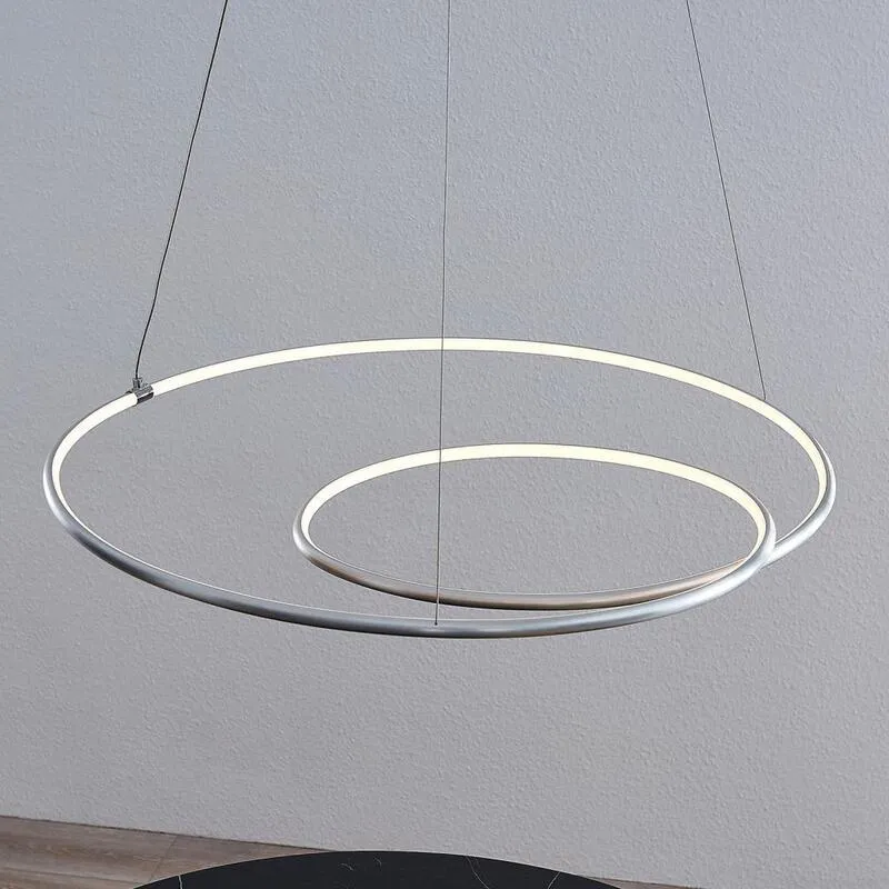 B-Ware Lindby Lucy LED-Hängeleuchte Hängeleuchte Deckenlampe Deckenlampe Aluminium 70cm