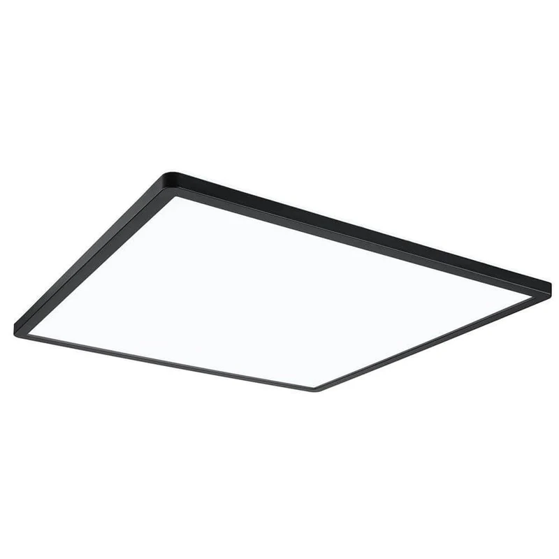 LED Panel Atria Shine Eckig Schwarz mit Stufen-Dimmer