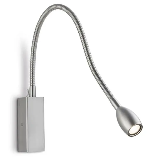B-Ware Knapstein LED-Wandleuchte Medusa Wandleuchte Wandlicht mit Flexarm und Schalter