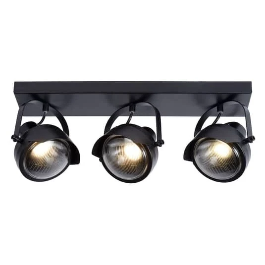B-Ware Lucide Deckenstrahler Cicleta Deckenlampe Deckenlampe Deckenlicht schwarz GU10