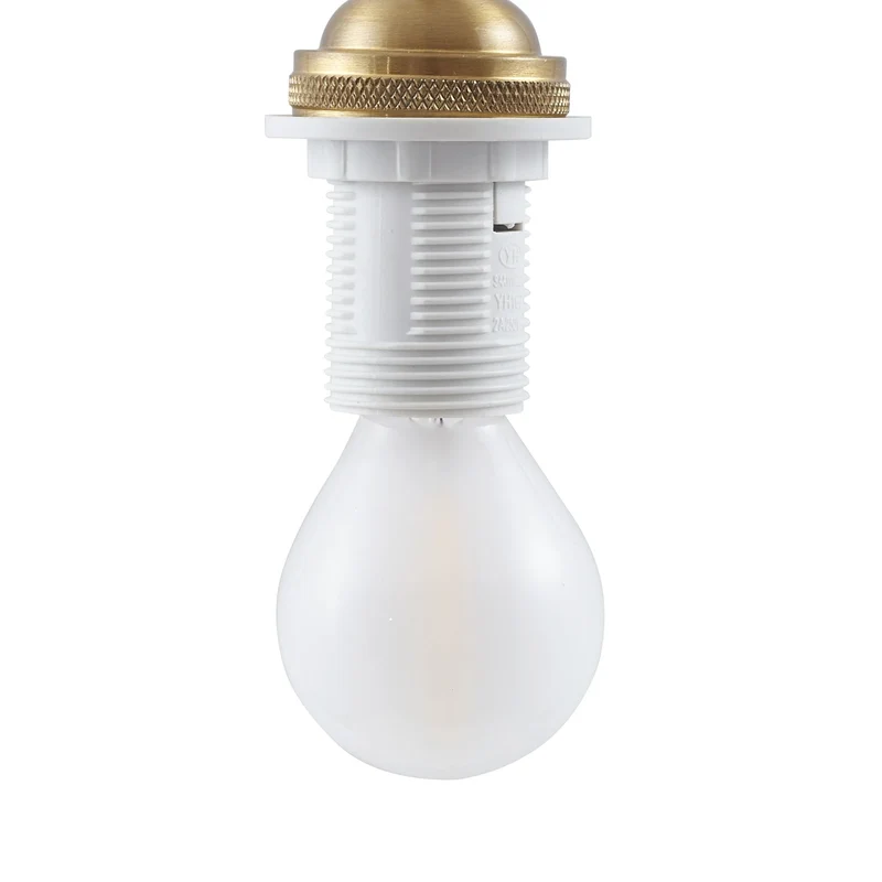 B-Ware Lindby Hängeleuchte Pendelleuchte Nolane Keramik Lampe weiß Messing