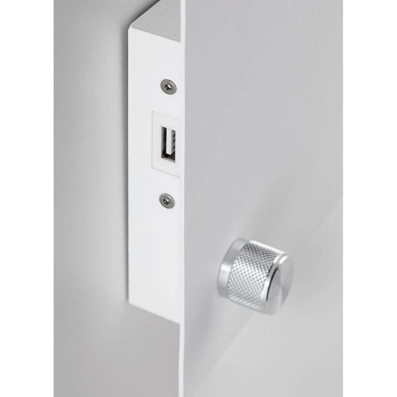 LED Wandleuchte Jarina USB Weiß Dimmbar