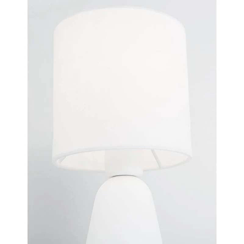 Orion Gips Tischlampe Weiß