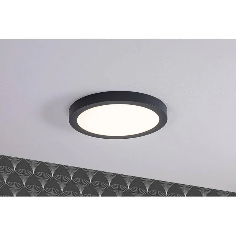 LED Panel Abia Wand- und Deckenleuchte Dunkelgrau