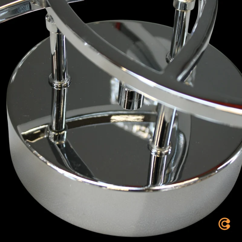 B-Ware LED Deckenleuchte Lampe Yaro Kristallleuchte Wohnzimmer Chrom dimmbar 6-flammig