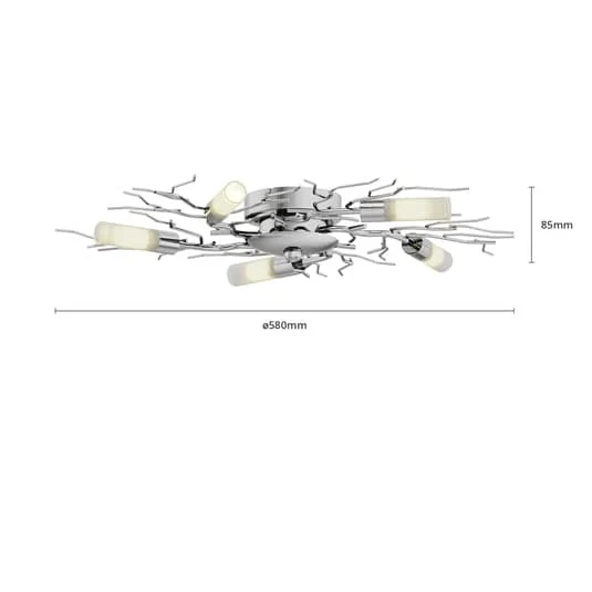 B-Ware Lindby Verästelte LED-Deckenlampe Deckenlampe Lampe Leuchte hängend Felicity262
