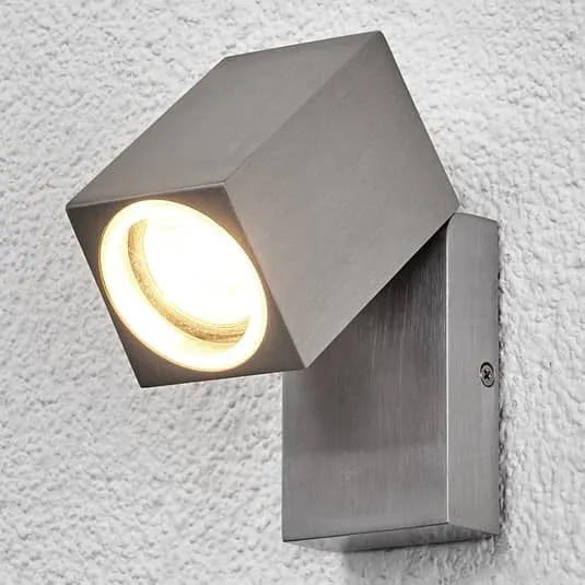 2x B-Ware Lindby Schwenkbare Außenwandleuchte Loris Wandleuchte Wandlampe GU10 LED 2 STÜCK