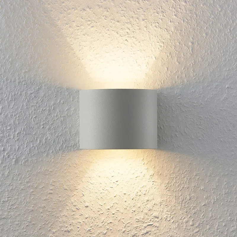 2x B-Ware Arcchio Weiße Wandleuchte Zuzana rund Wandleuchte Wandlicht 2 STÜCK