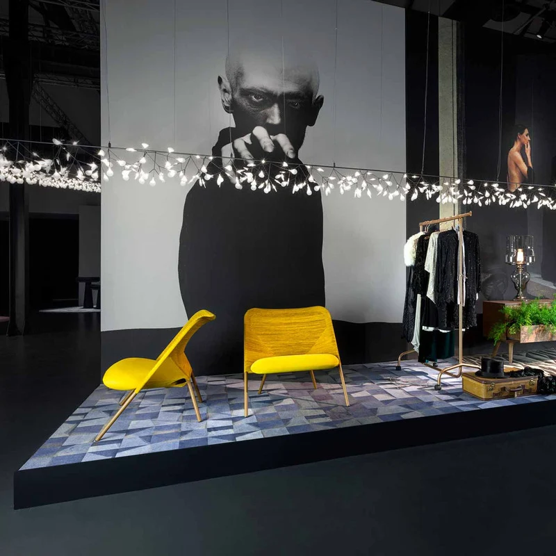 B-Ware Moooi Pendelleuchte Hängelampe LED Heracleum III Endless Nickel Lampenschirm