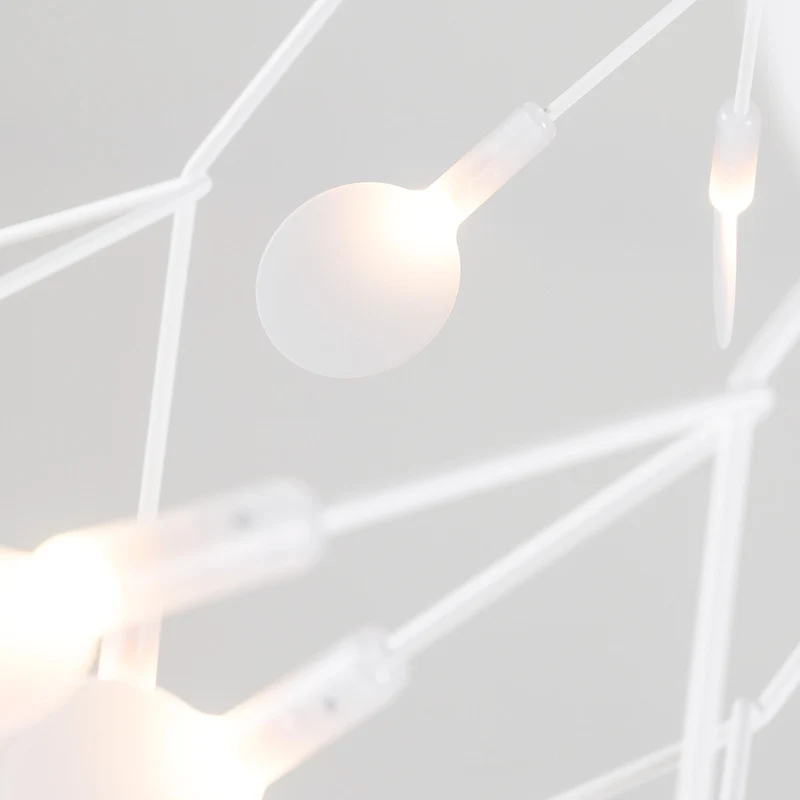 B-Ware Moooi Pendelleuchte Hängelampe LED Heracleum III Endless Nickel Lampenschirm