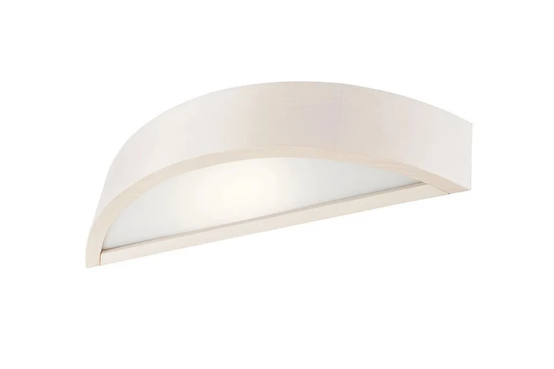 B-Ware Luminosa Wandleuchte Wandlampe LED Weiß E27 Glas Innenbeleuchtung