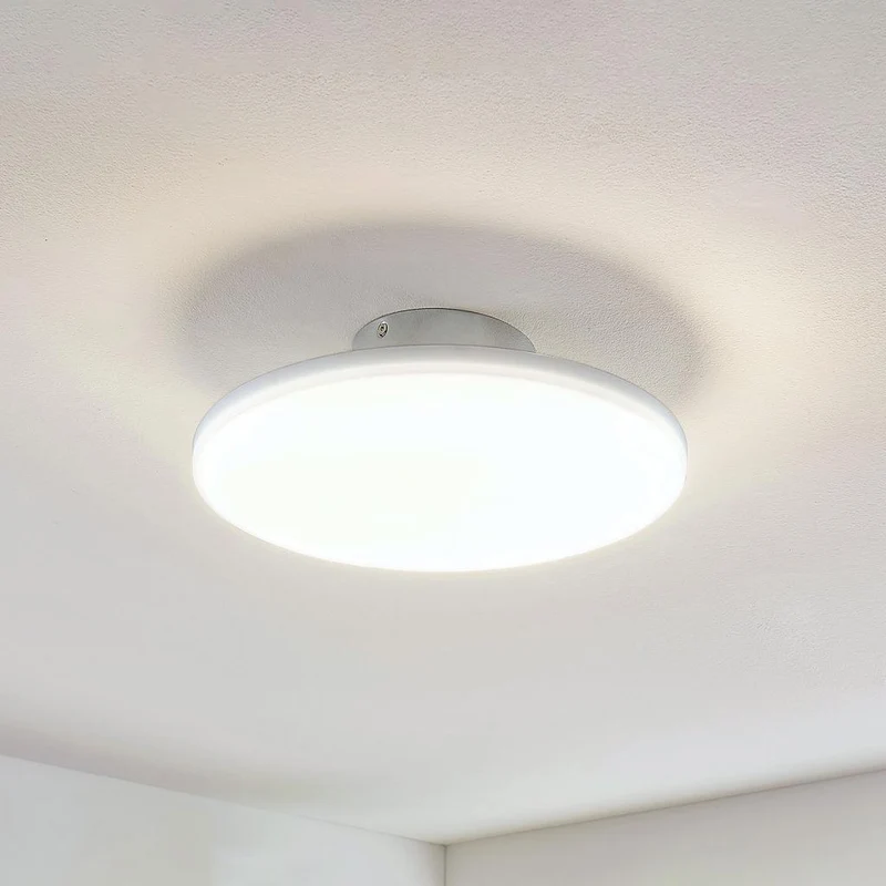 B-Ware Lucande LED-Deckenlampe Deckenlampe Lampe Leuchte Sherko rund 1-flammig LED