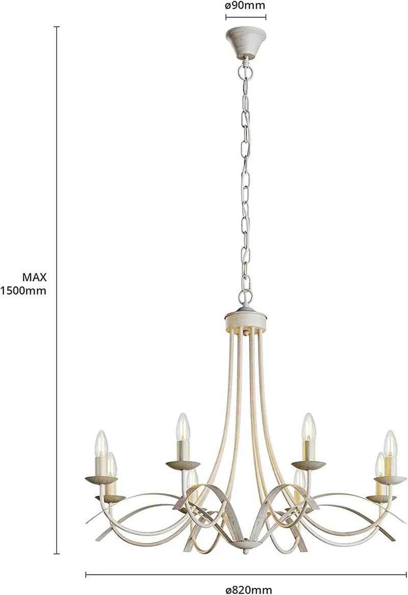 B-Ware Lindby Kronleuchter Amonja Deckenlampe Kronleuchter Lampe Esszimmerleuchte 247