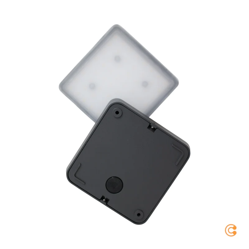 B-Ware Lindby Außenwandleuchte Wandlampe Kyani LED Anthrazit Dunkelgrau Warmweiß I805