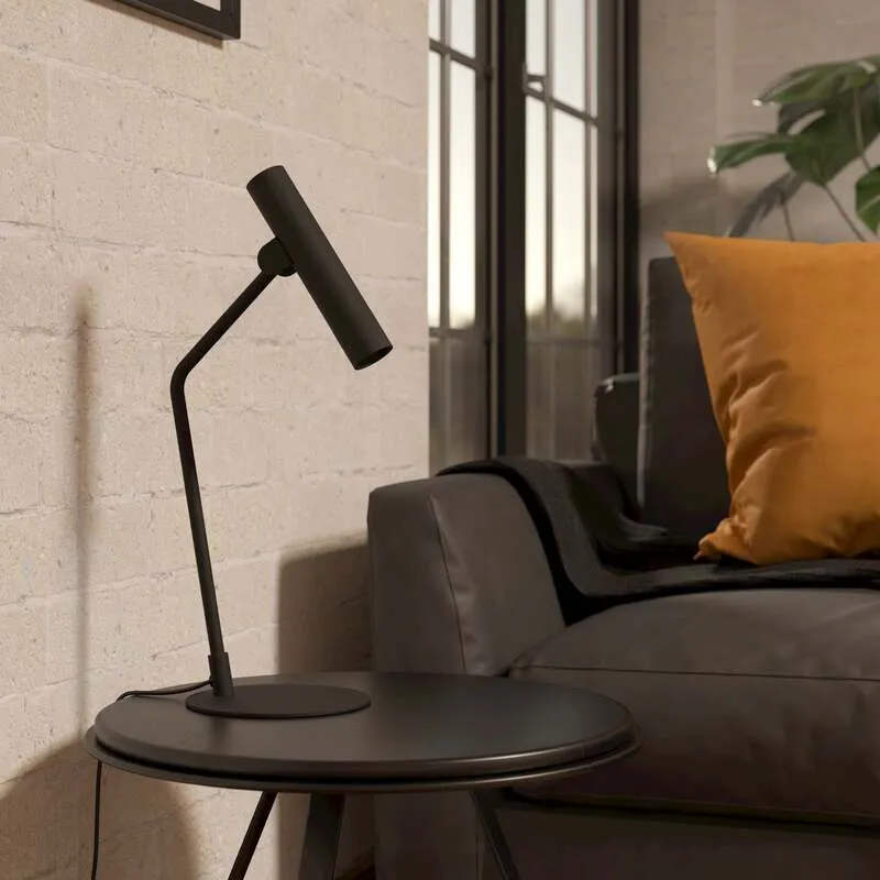 B-Ware Eglo Tischleuchte Nachttischlampe LED Almudaina schwarz Stahl 49 5 cm743