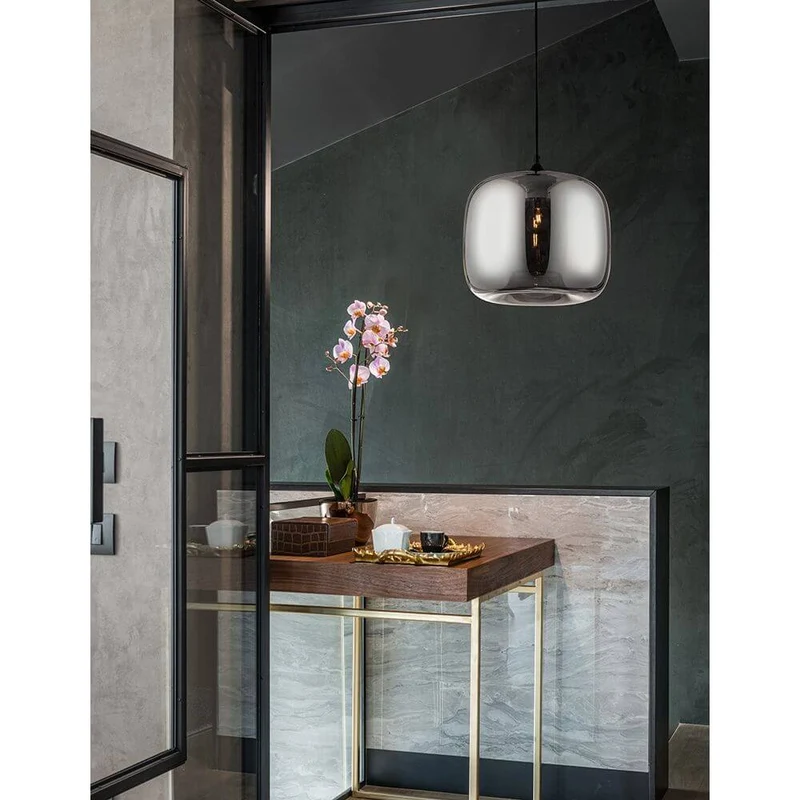 Savaz Hängeleuchte Glas Ø 28cm
