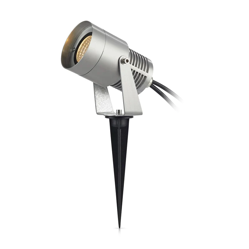B-Ware Markslöjd Strahler Spotlight LED Gartenleuchte Silber Aluminium Garden 24 System