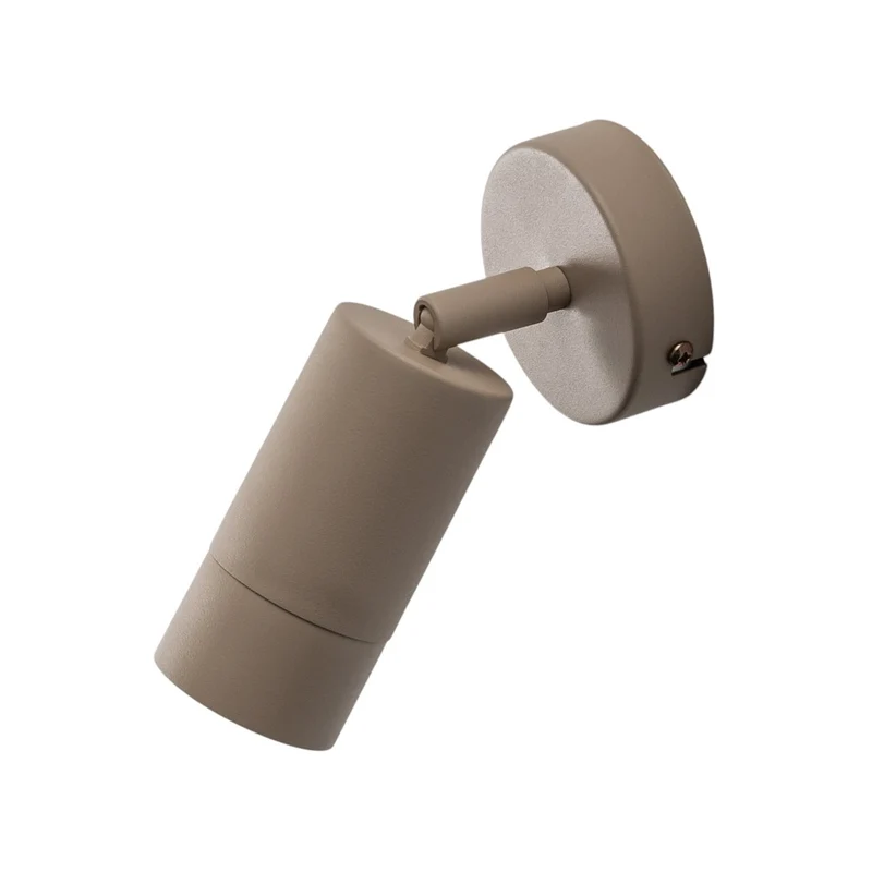 B-Ware Wandstrahler Link Wandleuchte Beige Stahl Beleuchtung Wohnzimmer Esszimmer GU10