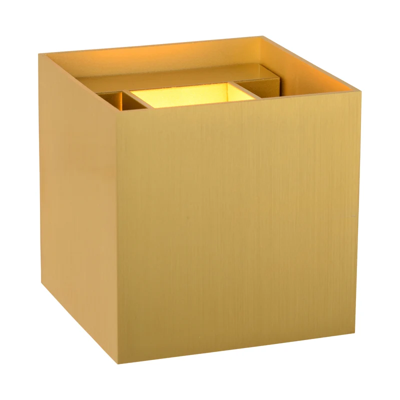 B-Ware Wandleuchte Wandlampe Lucide LED Leuchte Xio Gold Aluminium SIEHE TEXT/FOTO