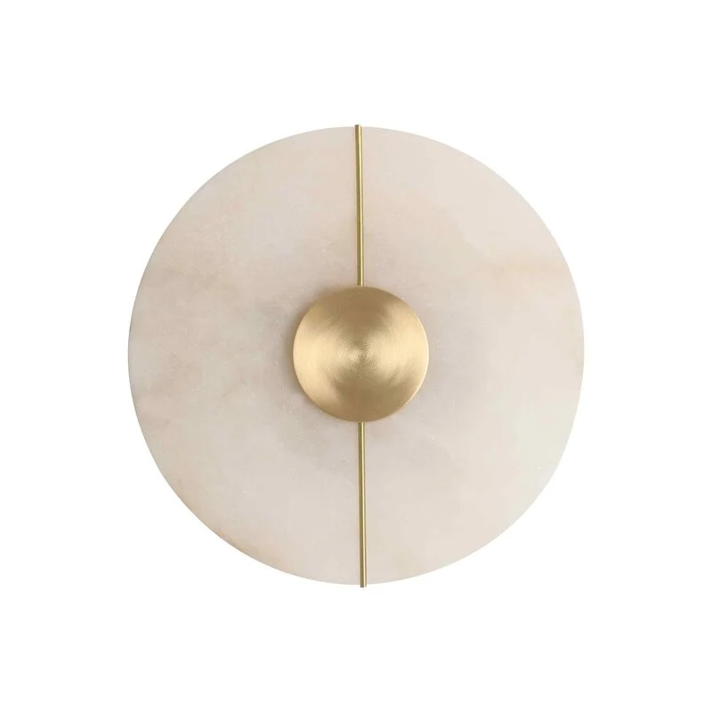 B-Ware Viokef Wandleuchte Wandlampe LED Lusso Marmor weiß rund 20 cm111
