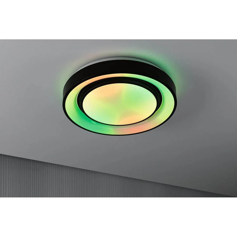 LED Deckenleuchte Rainbow Ø 37,5cm Schwarz
