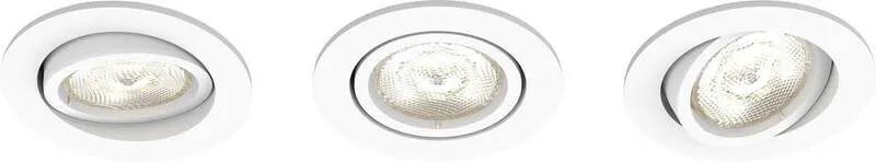 B-Ware Philips Lighting Shellbark 5020331P0 LED-Einbauleuchte 3er Set 13.5 W Warm-Weiß
