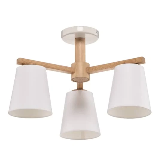 B-Ware Euluna Deckenlampe Canditia Deckenlampe Deckenlicht Deko-Flurleuchte E27 3-flg