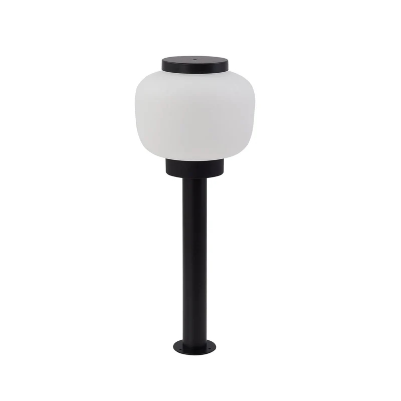 2x B-Ware Lindby Sockelleuchte Außenleuchte Gartenleuchte Orfeas schwarz Aluminium 2 STÜCK