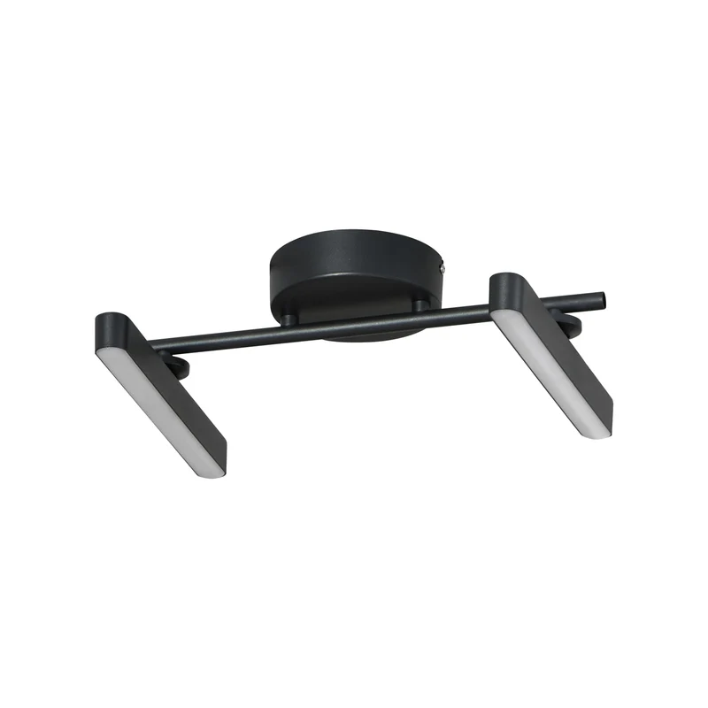 B-Ware Lindby Deckenleuchte Lichtleiste LED Lampe Eldrin Schwarz Wohnzimmer Esszimmer