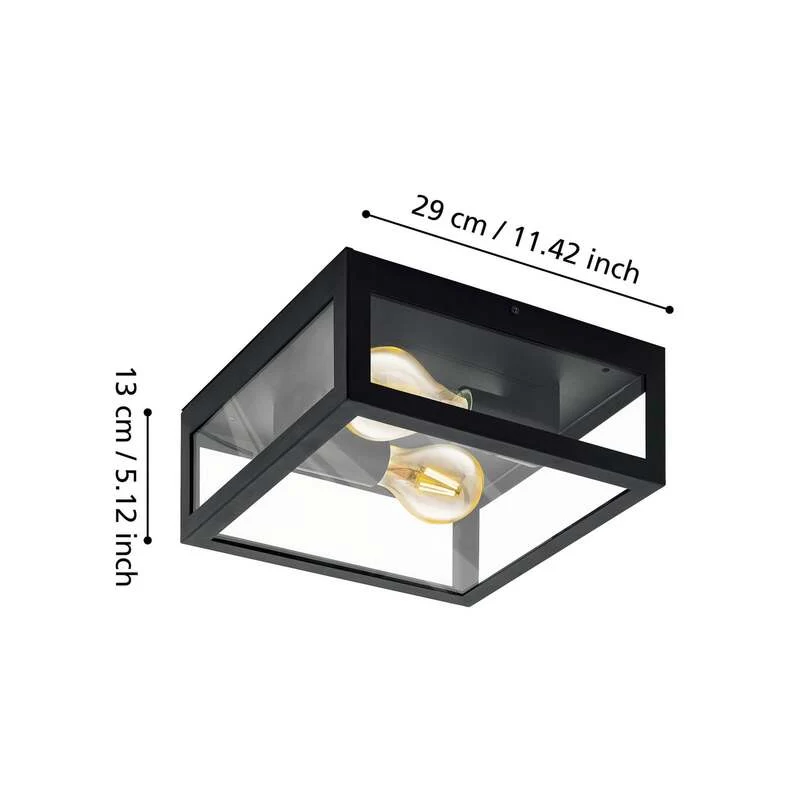 B-Ware EGLO Bad-Deckenlampe Amezola Deckenleuchte Licht E27 SIEHE TEXT/FOTO