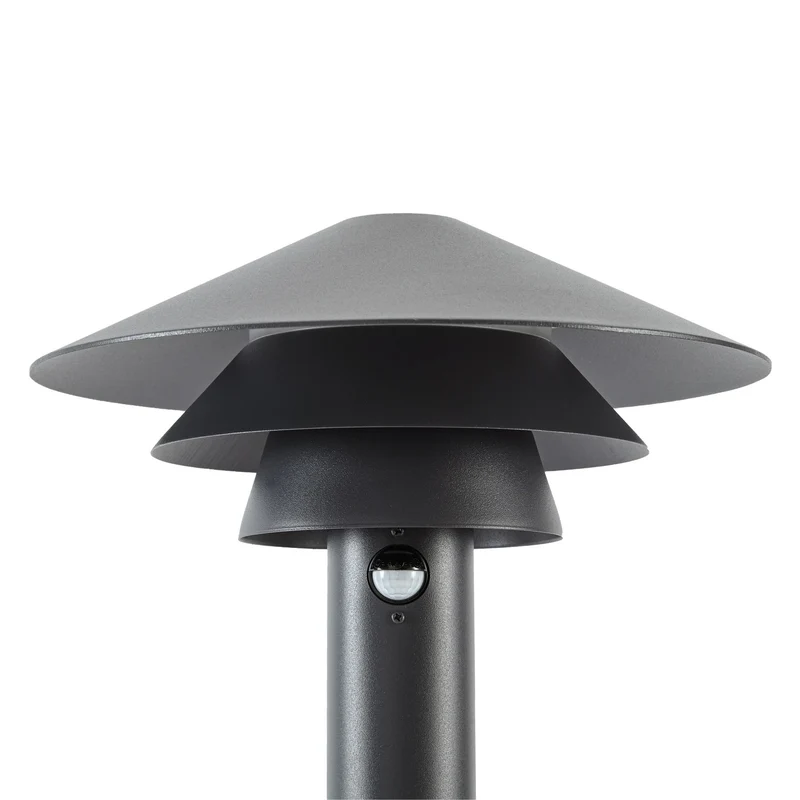 B-Ware Lucande Wegeleuchte Wegelampe LED Sensor anthrazit Aluminium 110 cm Außenlampe