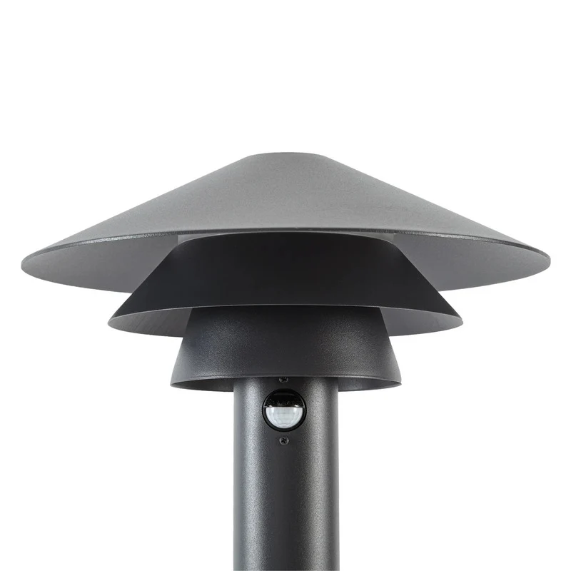 B-Ware Lucande Wegeleuchte Wegelampe LED Sensor anthrazit Aluminium 110 cm Außenlampe