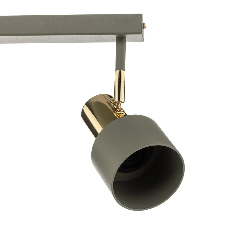B-Ware Euluna Deckenstrahler Deckenlampe Lampe Leuchte Destin zweiflammig grün/mess218