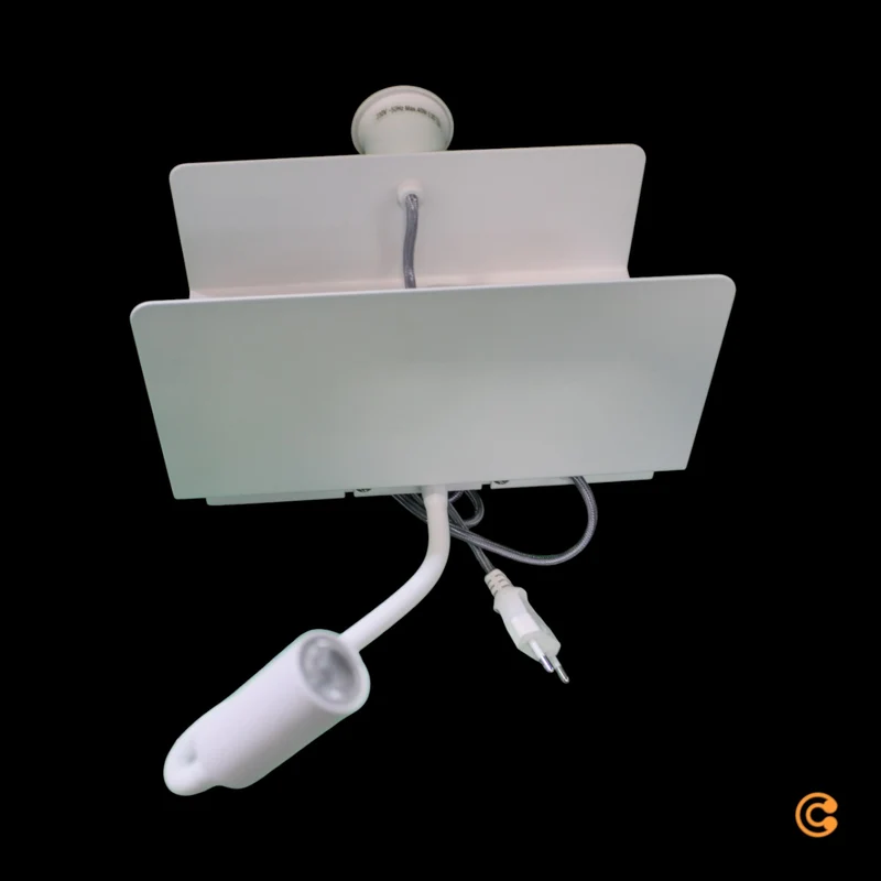 B-Ware Paulmann Merani Wandleuchte Wandleuchte Deko-Wandlicht E27 mit Flexarm Stecker