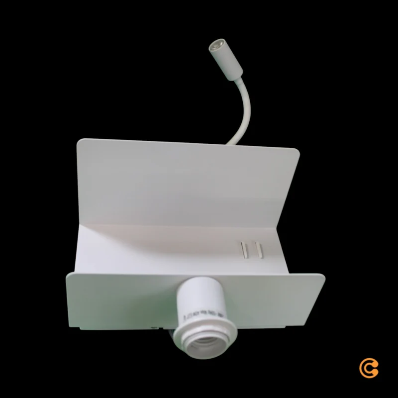 B-Ware Paulmann Merani Wandleuchte Wandleuchte Deko-Wandlicht E27 mit Flexarm Stecker