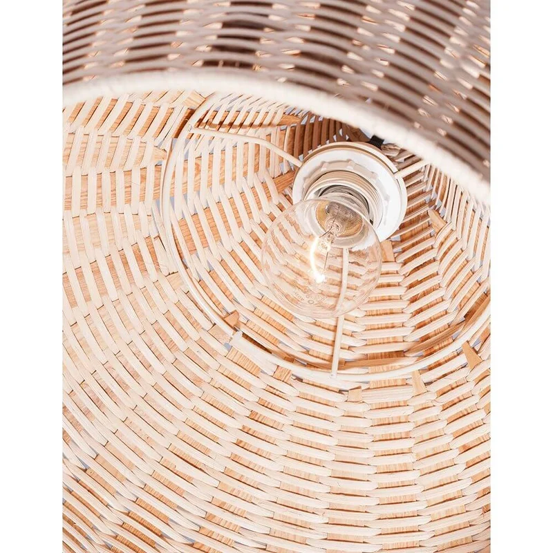 Mia Pendelleuchte Natur Rattan Ø 38,5cm