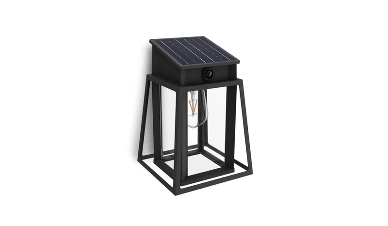 B-Ware Philips Wandleuchte Außenlampe Solarleuchte Ultra-Efficient schwarz SIEHE TEXT