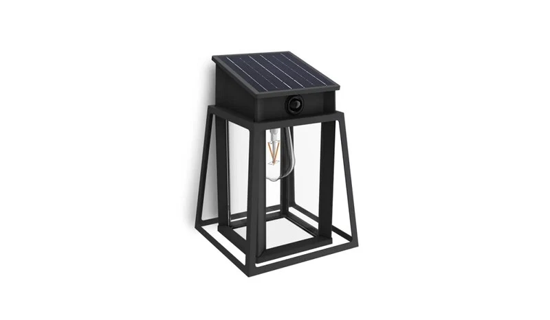 B-Ware Philips Wandleuchte Außenlampe Solarleuchte Ultra-Efficient schwarz SIEHE TEXT