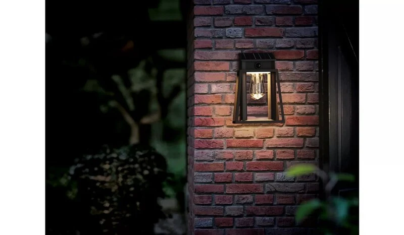 B-Ware Philips Wandleuchte Außenlampe Solarleuchte Ultra-Efficient schwarz SIEHE TEXT