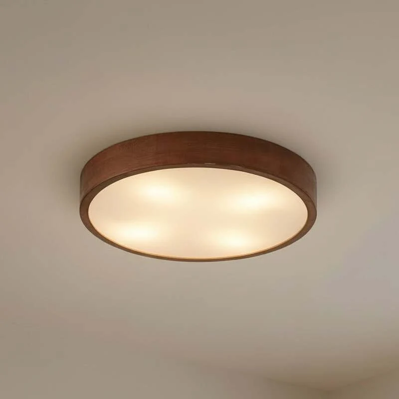 B-Ware Lindby Deckenleuchte Tanju Deckenlampe Leuchte E27 Walnussholz SIEHE TEXT/FOTO