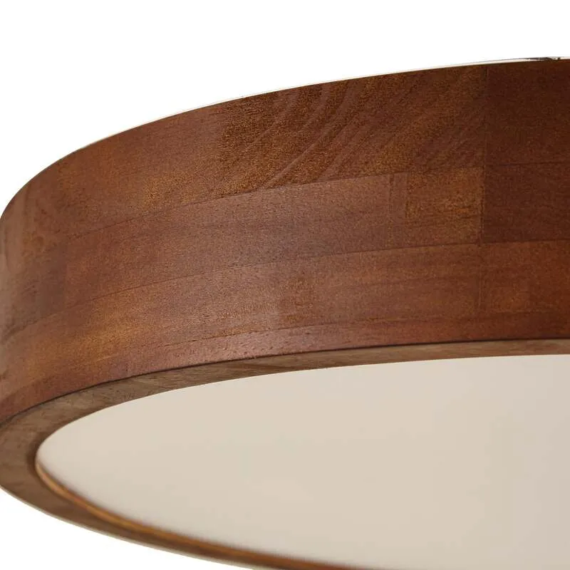 B-Ware Lindby Deckenleuchte Tanju Deckenlampe Leuchte E27 Walnussholz SIEHE TEXT/FOTO