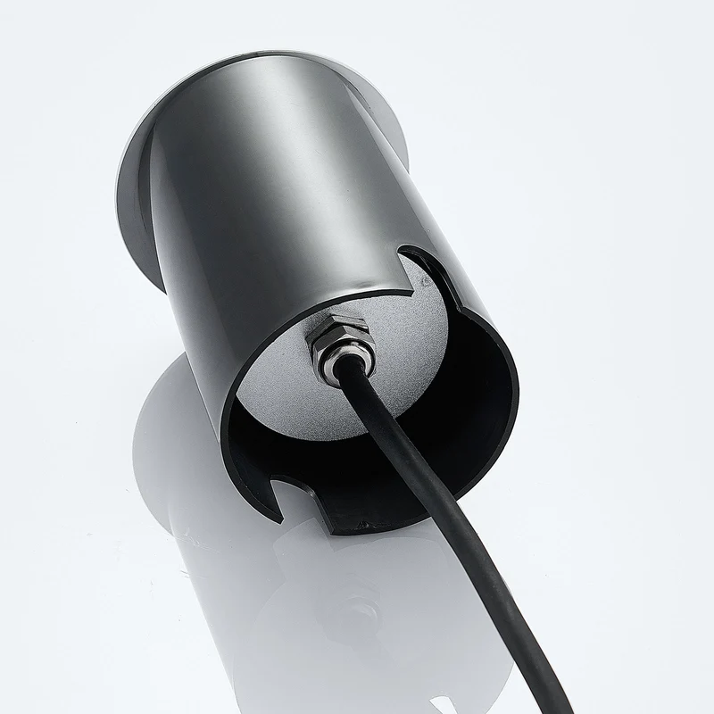 B-Ware Lucande Bodeneinbauleuchte Bartosz Aluminium Wegeleuchte Garten-Sockelleuch91