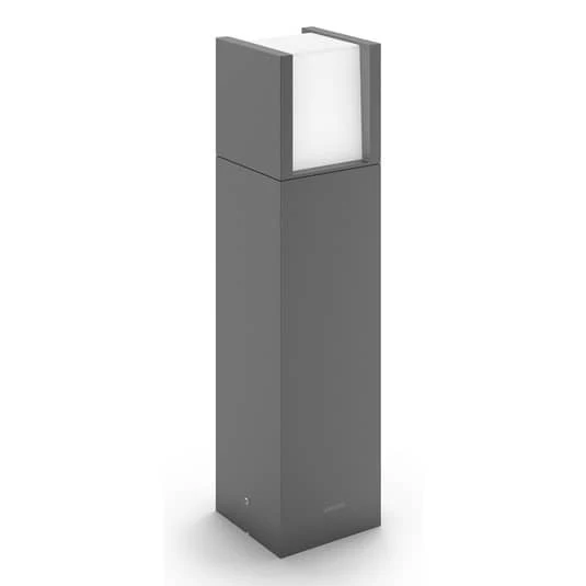 B-Ware Philips LED-Außenstandleuchte Arbour anthrazit Sockelleuchte Wegeleuchte Gar839