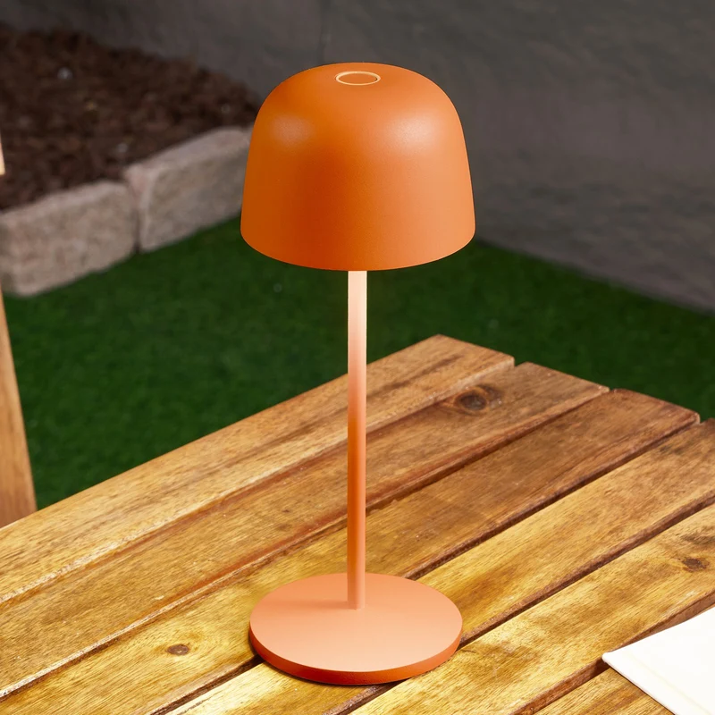 15x B-Ware Lindby Tischleuchte Tischlampe LED Akku orange dimmbar IP65 SIEHE TEXT 15 STÜCK